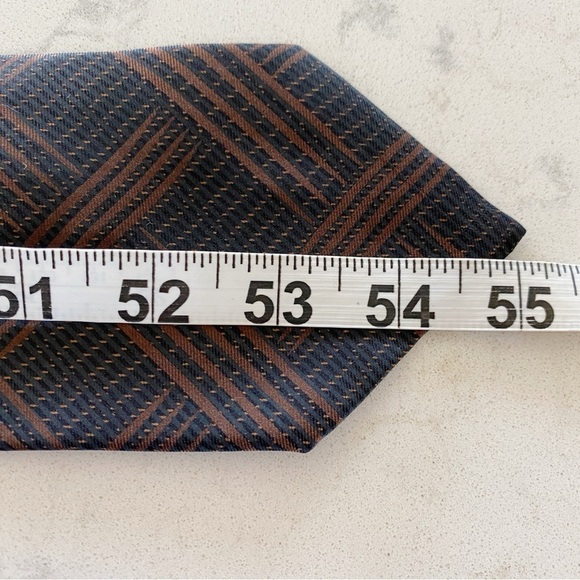 3 Men’s Luxury Silk Ties Valentino de La Renta & Kandinsky Floral Abstract Plaid - Picture 12 of 13